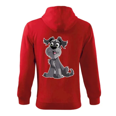 Knírač kreslený sedící