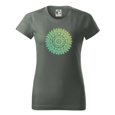 Mandala zelenožlutá
