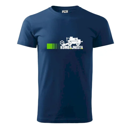 Kombajnista zelená a žlutá