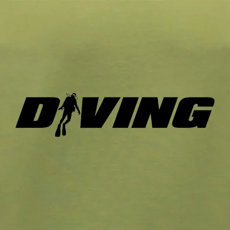 Diving nápis potápěč