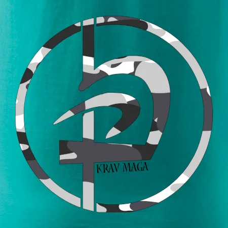 Krav maga  maskáčový nápis