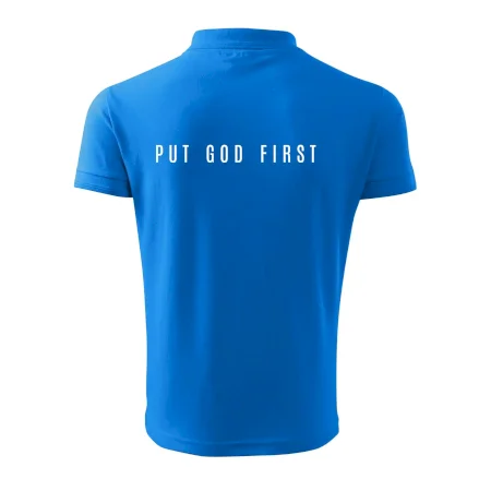 Put God first slabý nápis