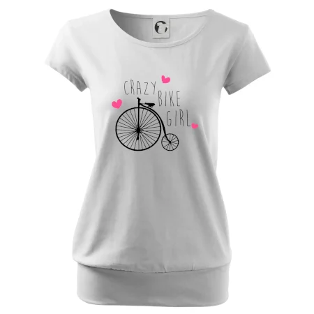Crazy bike girl