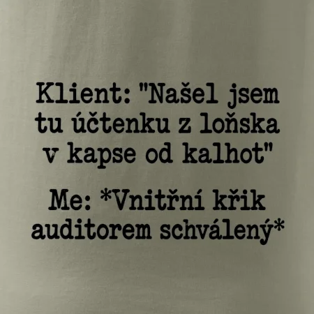 Klient a vnitřní auditorský křik