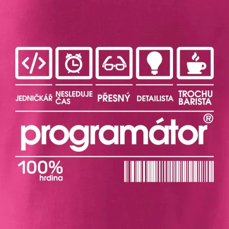 Čárový kód - programátor