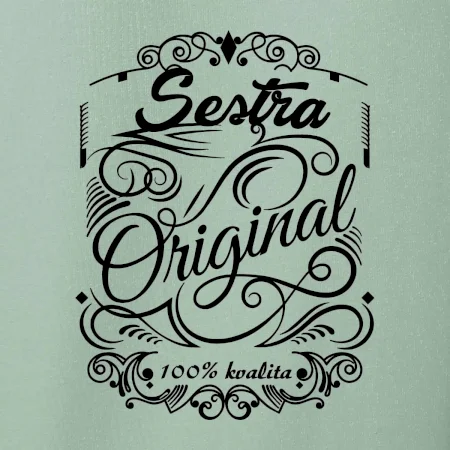 Vintage nejlepší sestra 100% kvalita