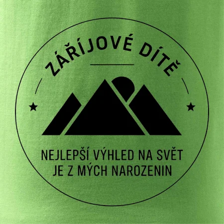 Zářijové dítě. Nejlepší výhled na svět je z mých narozenin