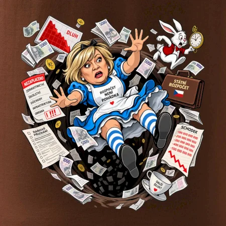 Alenka v říši dluhů padá do peněžní díry