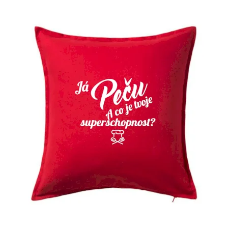 Já peču - tvoje superschopnost? šikmý nápis