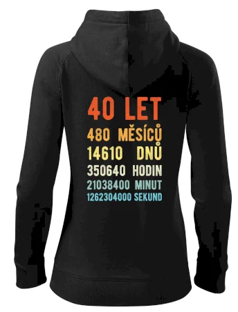 Narozeniny 40 přepočet času