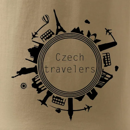 Czech Travelers jednobarevný