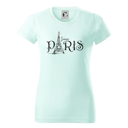 Paris nápis Eiffelovka rovný