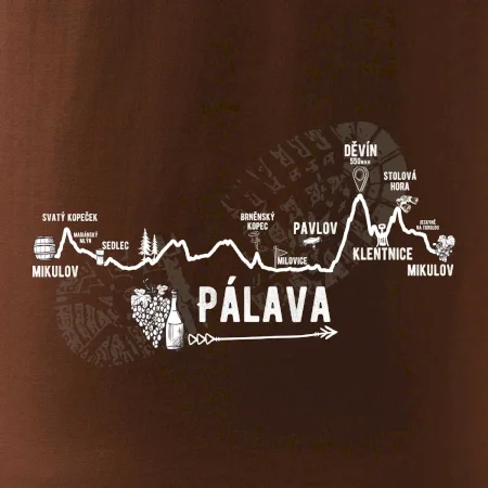 Profil kopců - Kolem Pálavy