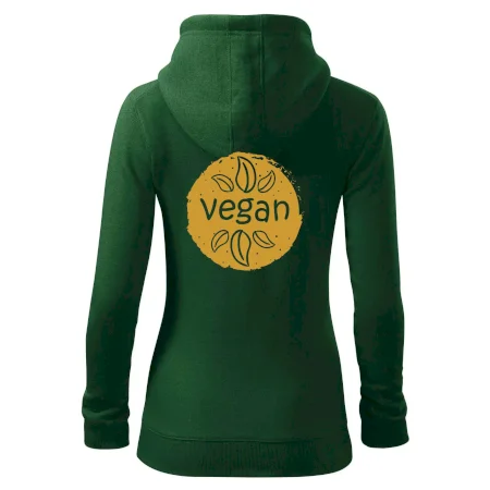 Vegan hnědá kruh