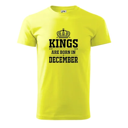 Kings are born in December