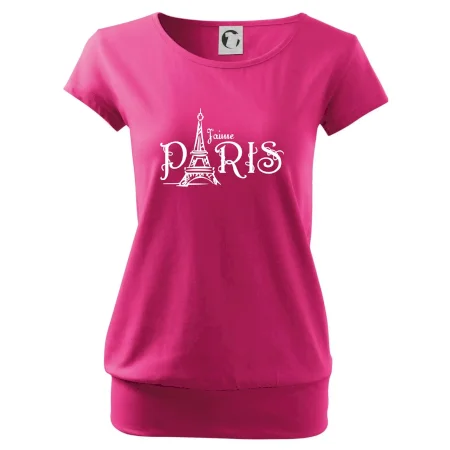 Paris nápis Eiffelovka rovný