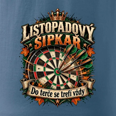 Listopadový šipkař mistr terče