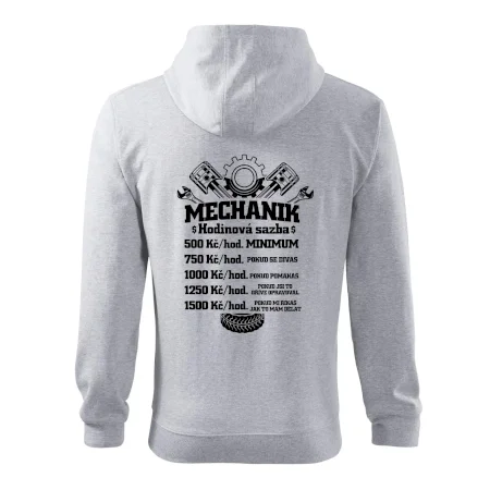Mechanik - hodinová sazba