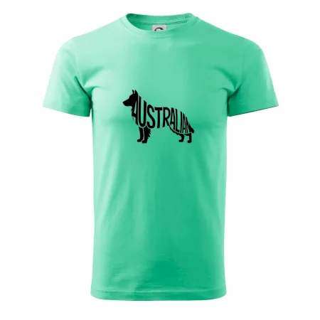 Australský Ovčák - nápis v těle