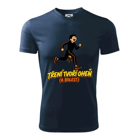 Běžecké tření tvoří oheň