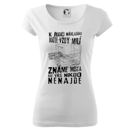 K řidiči náklaďáku buďte vždy milý