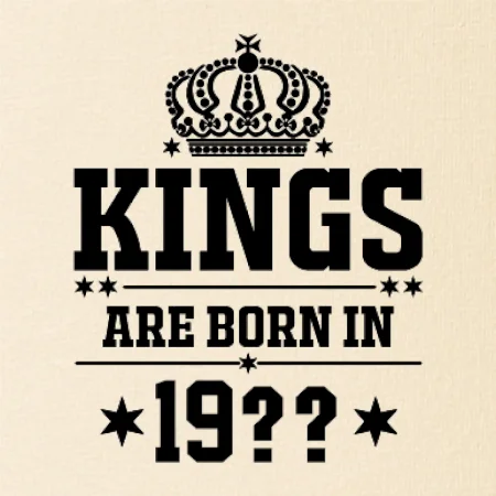 Kings are born in vlastní ročník