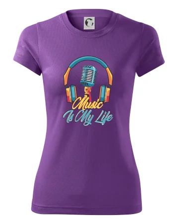 Music is my life sluchátka