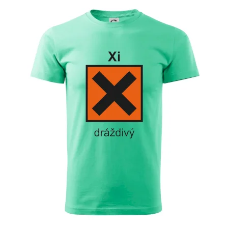 Xi Dráždivý - Výstražná tabulka na tričku