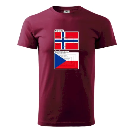 Norská a česká vlajka