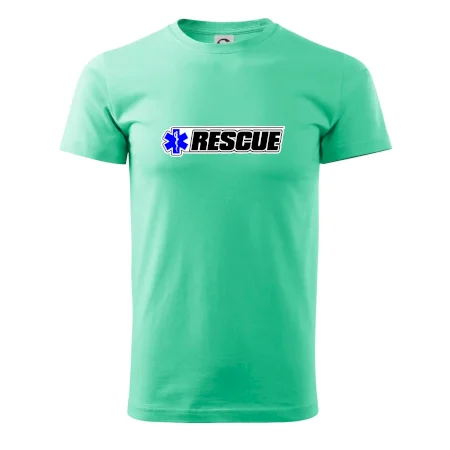 Záchranář rescue kříž modrý