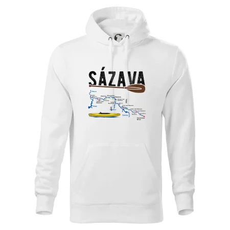 Mapa řeky Sázavy