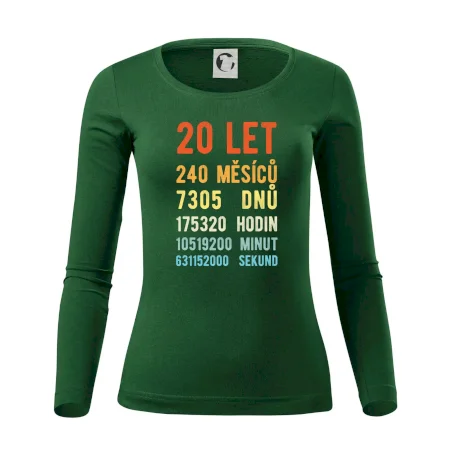 Narozeniny 20 přepočet času