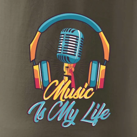 Music is my life sluchátka