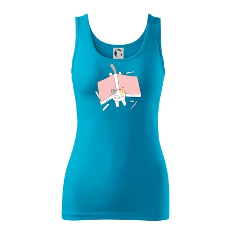 Učení na státnice kočka