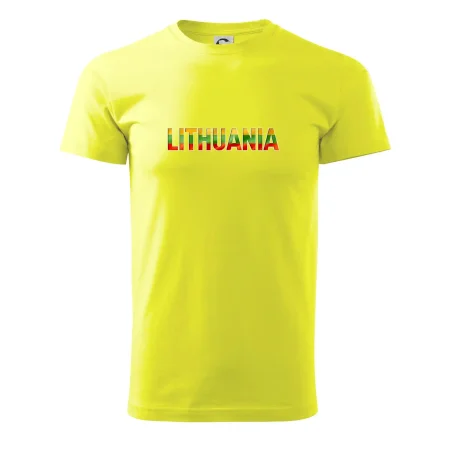 Lithuania - nápis vlajka