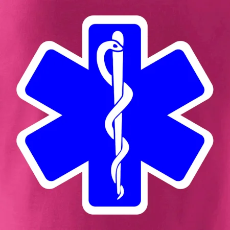 Rescue - Hvězda na prsu +  nápis na zádech