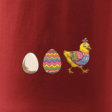 Evoluce vajíčka - velikonoce - slepice