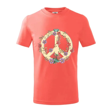 Peace symbol pískový