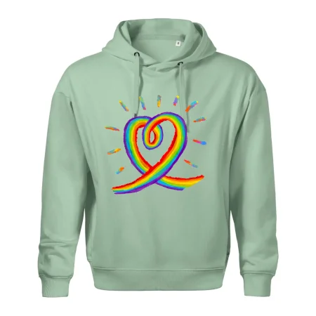Srdce pride duha kreslená