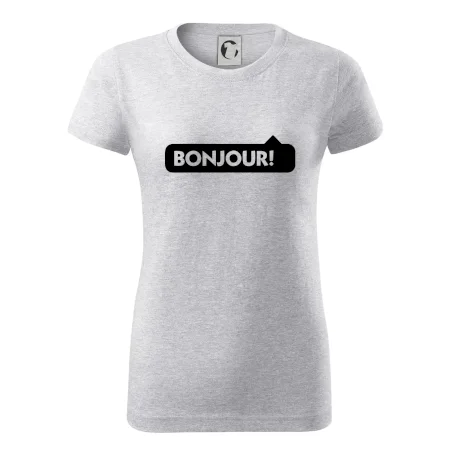 Nápis Bonjour