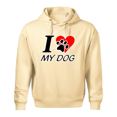 I love my dog - nápis