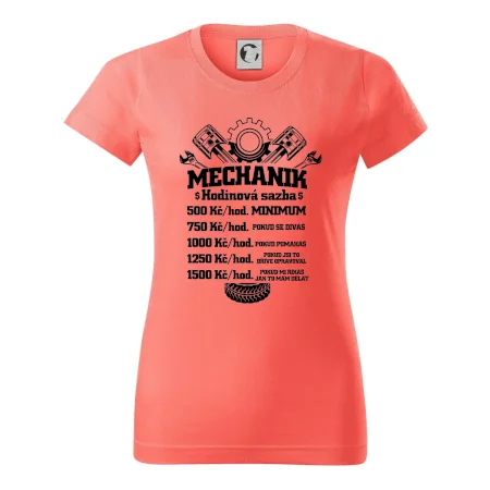 Mechanik - hodinová sazba