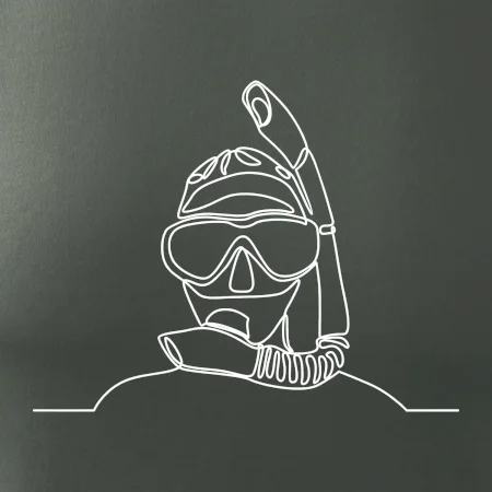 Potápěč jedním tahem