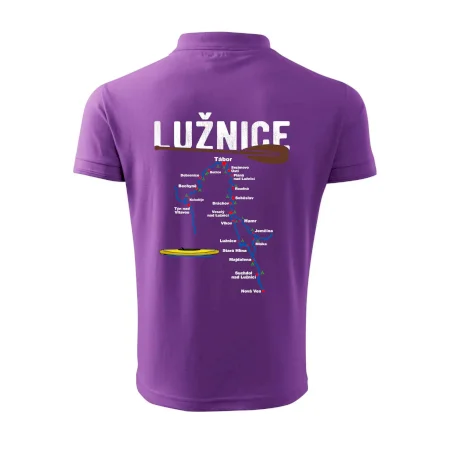 Mapa řeky Lužnice