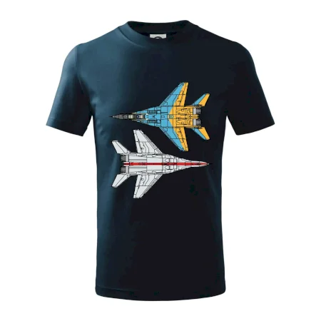 Mig 29 Fulcrum ze spoda a ze zhora