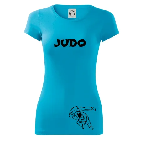 Judo nápis + postavy