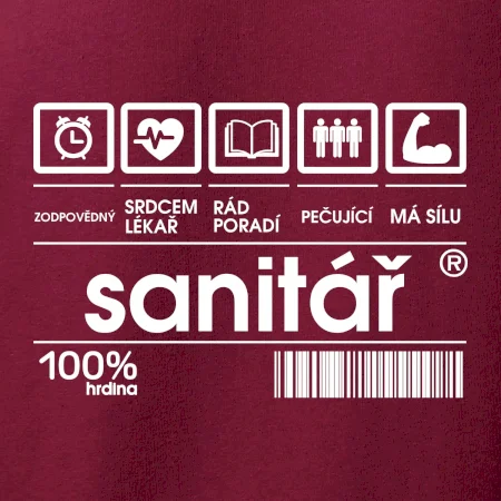 Čárový kód sanitář