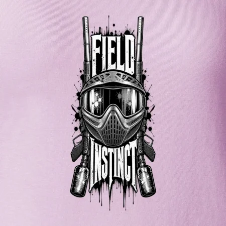 Černobílá maska field instinct paintball