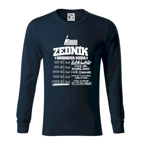 Hodinová mzda zedník