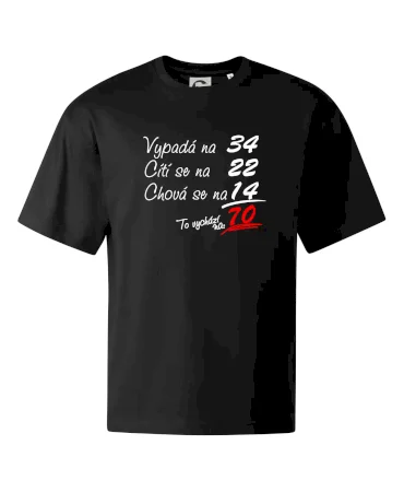 Vypadá, cítí se, chová se - 70 let